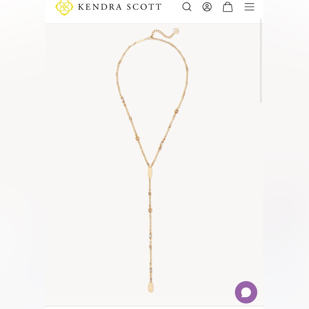 Kendra Scott Crowley Y Necklace
